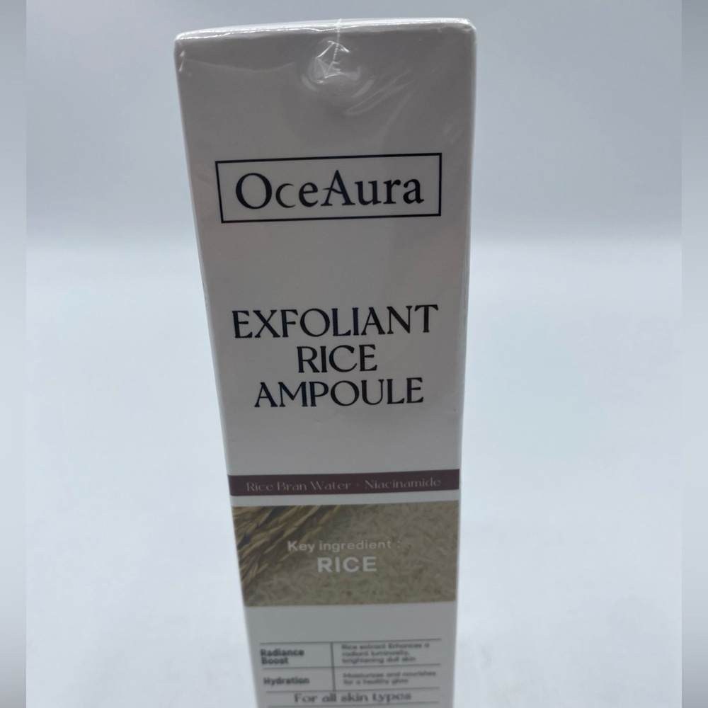 Exfoliating White Rice Ampoule – Whiteheads & Skin Texture Tik Tok For All Skin